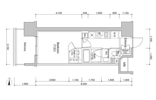 マンション間取り図