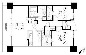 マンションの間取り図