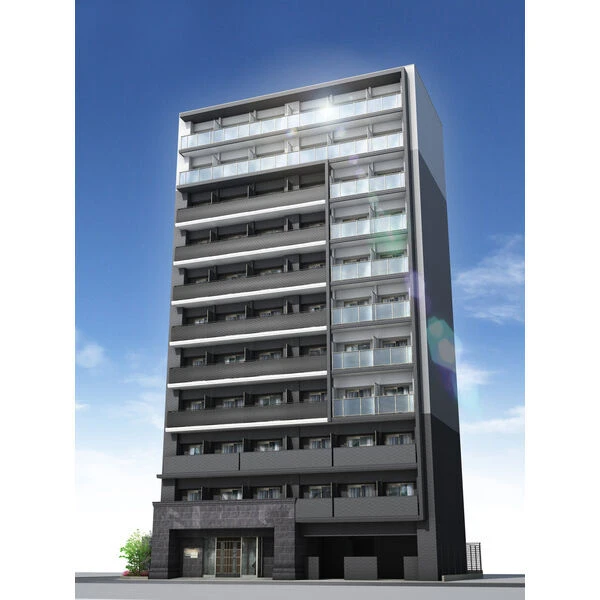 マンションの全景