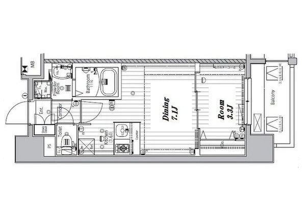 マンション間取り図