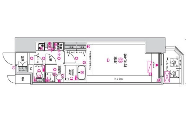 マンションの間取り図