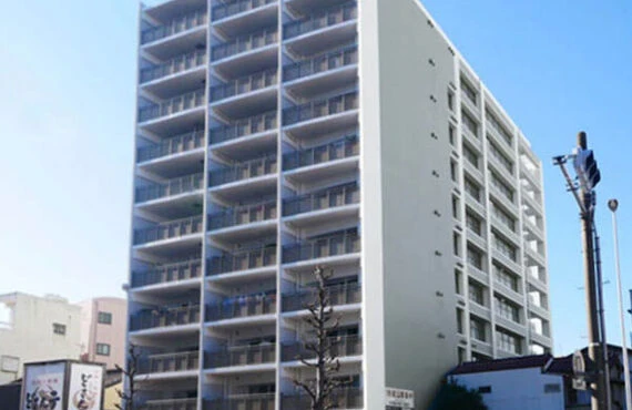 【名古屋賃貸089-502】セイント橘502・名城線・鶴舞線・上前津駅5分♪デザイナース1DK・45.22㎡・8.7万円・オートロック・宅配BOX・シャワートイレ・追い焚き・洗髪洗面化粧台・鉄筋コンクリート造・2004年築｜名古屋のお部屋探しはチェンバース