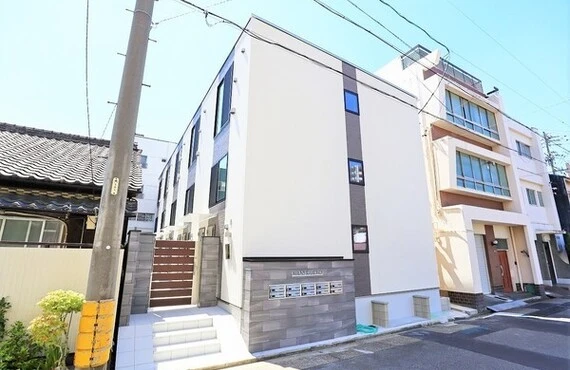 【名古屋賃貸083-206】クレイン御器所206・桜通線・鶴舞線・御器所7分♪デザイナーズワンルーム・9帖・7万円・ロフト・インターネット無料・オートロック・独立洗面台・シャワートイレ・木造・2021年築造｜名古屋のお部屋探しはチェンバース