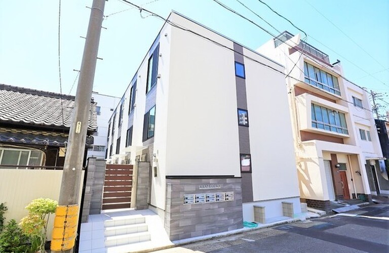 【名古屋賃貸083-206】クレイン御器所206・桜通線・鶴舞線・御器所7分♪デザイナーズワンルーム・9帖・7万円・ロフト・インターネット無料・オートロック・独立洗面台・シャワートイレ・木造・2021年築造｜名古屋のお部屋探しはチェンバース