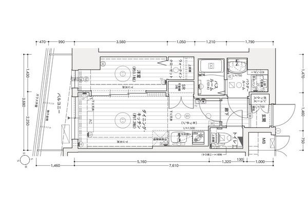 マンションの間取り図