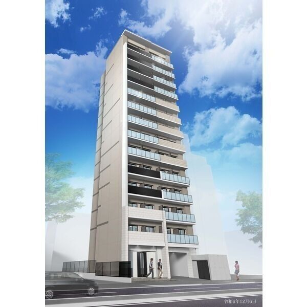 マンションの全景