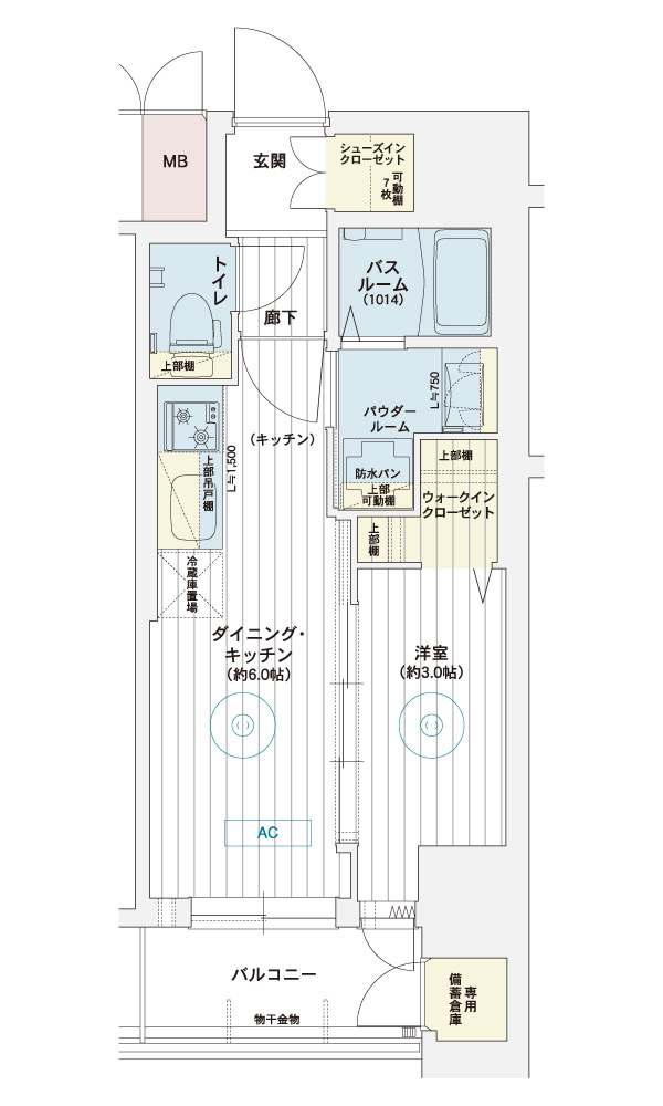 マンション間取り図